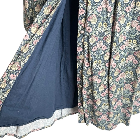 One Child Fawn Floral Pleated Detail Dress Girls 14 Pink / Green Short Length - Picture 7 of 9